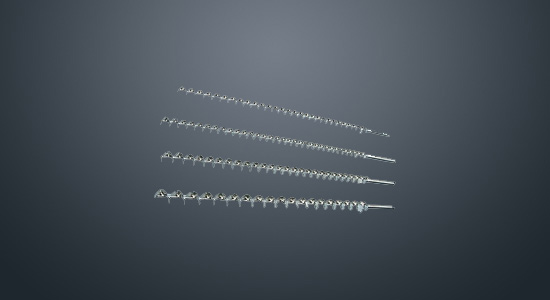 Taper Augermatic Screw for Controlled Material Dispensing